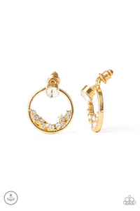 Paparazzi "Rich Blitz" Gold Post Earrings Paparazzi Jewelry