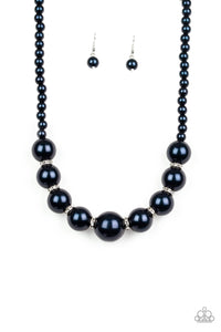 Paparazzi "SoHo Socialite" Blue Necklace & Earring Set Paparazzi Jewelry