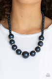 Paparazzi "SoHo Socialite" Blue Necklace & Earring Set Paparazzi Jewelry