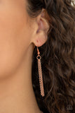 Paparazzi "Metro Twinkle" Copper Necklace & Earring Set Paparazzi Jewelry