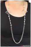 Paparazzi "Down the Rabbit Hole - White" necklace Paparazzi Jewelry