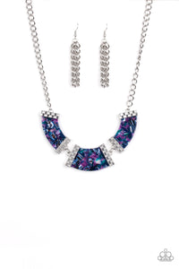 Paparazzi "HAUTE-Blooded" Purple Necklace & Earring Set Paparazzi Jewelry