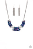 Paparazzi "HAUTE-Blooded" Purple Necklace & Earring Set Paparazzi Jewelry