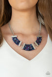 Paparazzi "HAUTE-Blooded" Purple Necklace & Earring Set Paparazzi Jewelry