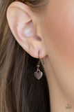 Paparazzi "Secret Heart" Copper Necklace & Earring Set Paparazzi Jewelry