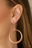 Paparazzi "Modern Shimmer" Copper Earrings Paparazzi Jewelry