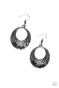 Paparazzi "Savory Shimmer" Black Earrings Paparazzi Jewelry