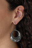 Paparazzi "Savory Shimmer" Black Earrings Paparazzi Jewelry