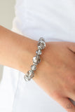 Paparazzi "Crystal Collision" Silver Bracelet Paparazzi Jewelry