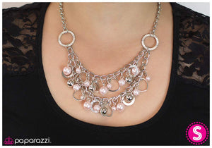 Paparazzi "Silly Little Love Songs" Pink Necklace & Earring Set Paparazzi Jewelry