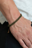 Paparazzi "AWOL" Brass Urban Mens Bracelet Paparazzi Jewelry