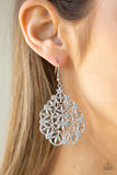 Paparazzi "Garden Party Princess" White Earrings Paparazzi Jewelry