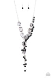 Paparazzi "Prismatic Princess" Black Necklace & Earring Set Paparazzi Jewelry