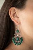 Paparazzi "Paradise Parlor" Green Earrings Paparazzi Jewelry