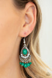 Paparazzi "Floating On HEIR" Green Earrings Paparazzi Jewelry