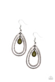 Paparazzi "Drops of Color" Green Earrings Paparazzi Jewelry