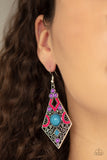 Paparazzi VINTAGE VAULT "Malibu Meadows" Multi Earrings Paparazzi Jewelry