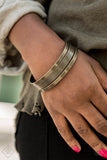 Paparazzi "Big Mash Up" FASHION FIX Brass Bracelet Paparazzi Jewelry