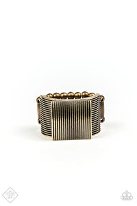 Paparazzi "In GRATE Measure" Brass FASHION FIX Ring Paparazzi Jewelry