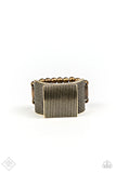 Paparazzi "In GRATE Measure" Brass FASHION FIX Ring Paparazzi Jewelry