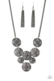 Paparazzi "Malibu Idol" Black Necklace & Earring Set Paparazzi Jewelry