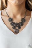 Paparazzi "Malibu Idol" Black Necklace & Earring Set Paparazzi Jewelry