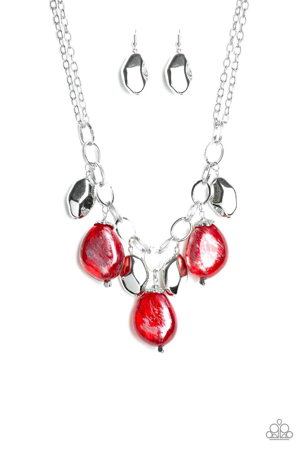5th Avenue Romance - Red Necklace - Paparazzi Accessories – Bedazzle Me  Pretty Mobile Fashion Boutique