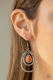 Paparazzi "Desert Tempest" Orange Earrings Paparazzi Jewelry