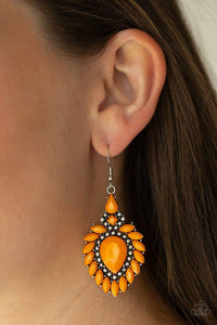 Paparazzi "The LIONESS Den" Orange Earrings Paparazzi Jewelry