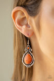 Paparazzi "Canyon Scene" Orange Earrings Paparazzi Jewelry