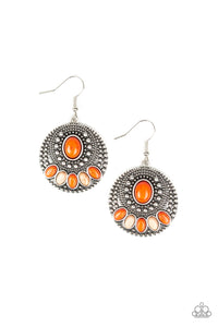 Paparazzi "Sandstone Paradise" Orange Earrings Paparazzi Jewelry