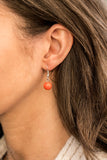 Paparazzi "Miss Pop-YOU-larity" FASHION FIX Orange Necklace & Earring Set Paparazzi Jewelry