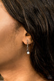 Paparazzi "Rhinestone Renegade" FASHION FIX Black Necklace & Earring Set Paparazzi Jewelry