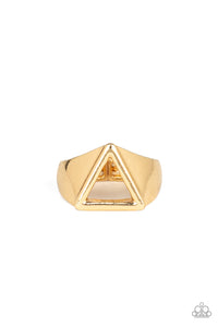 Paparazzi "Trident" Gold Mens Ring Paparazzi Jewelry