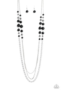 Paparazzi "Charmingly Colorful" Black Necklace & Earring Set Paparazzi Jewelry