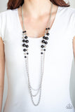 Paparazzi "Charmingly Colorful" Black Necklace & Earring Set Paparazzi Jewelry