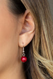 Paparazzi "New York City Chic" Red Necklace & Earring Set Paparazzi Jewelry