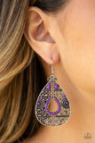 Paparazzi "Malibu Gardens" Purple Earrings Paparazzi Jewelry