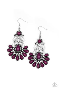 Paparazzi "Paradise Parlor" Purple Earrings Paparazzi Jewelry