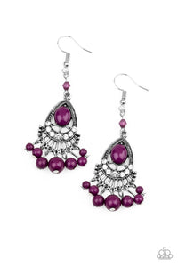 Paparazzi "Floating On HEIR" Purple Earrings Paparazzi Jewelry