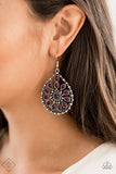 Paparazzi "Free To Roam" FASHION FIX Purple Earrings Paparazzi Jewelry