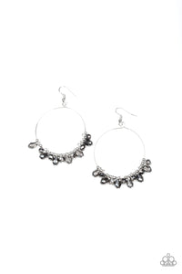 Paparazzi "Crystal Collaboration" Silver Earrings Paparazzi Jewelry