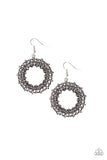 Paparazzi VINTAGE VAULT "Girl Of Your GLEAMS" Silver Earrings Paparazzi Jewelry