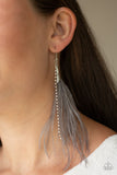 Paparazzi "Showstopping Showgirl" Silver Earrings Paparazzi Jewelry