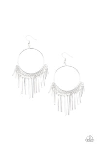 Paparazzi "SOL Food" Silver Earrings Paparazzi Jewelry