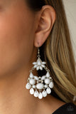 Paparazzi "Garden Dream" White Earrings Paparazzi Jewelry