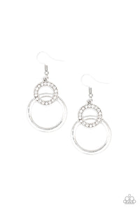 Paparazzi "Regal Refinery" White Earrings Paparazzi Jewelry