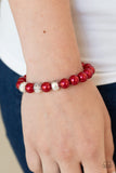 Paparazzi "Really Resplendent" Red Bracelet Paparazzi Jewelry