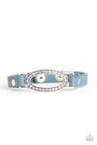 Paparazzi "Another Round of Rhinestones" Blue Wrap Bracelet Paparazzi Jewelry