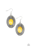 Paparazzi "Mountain Melody" Yellow Earrings Paparazzi Jewelry